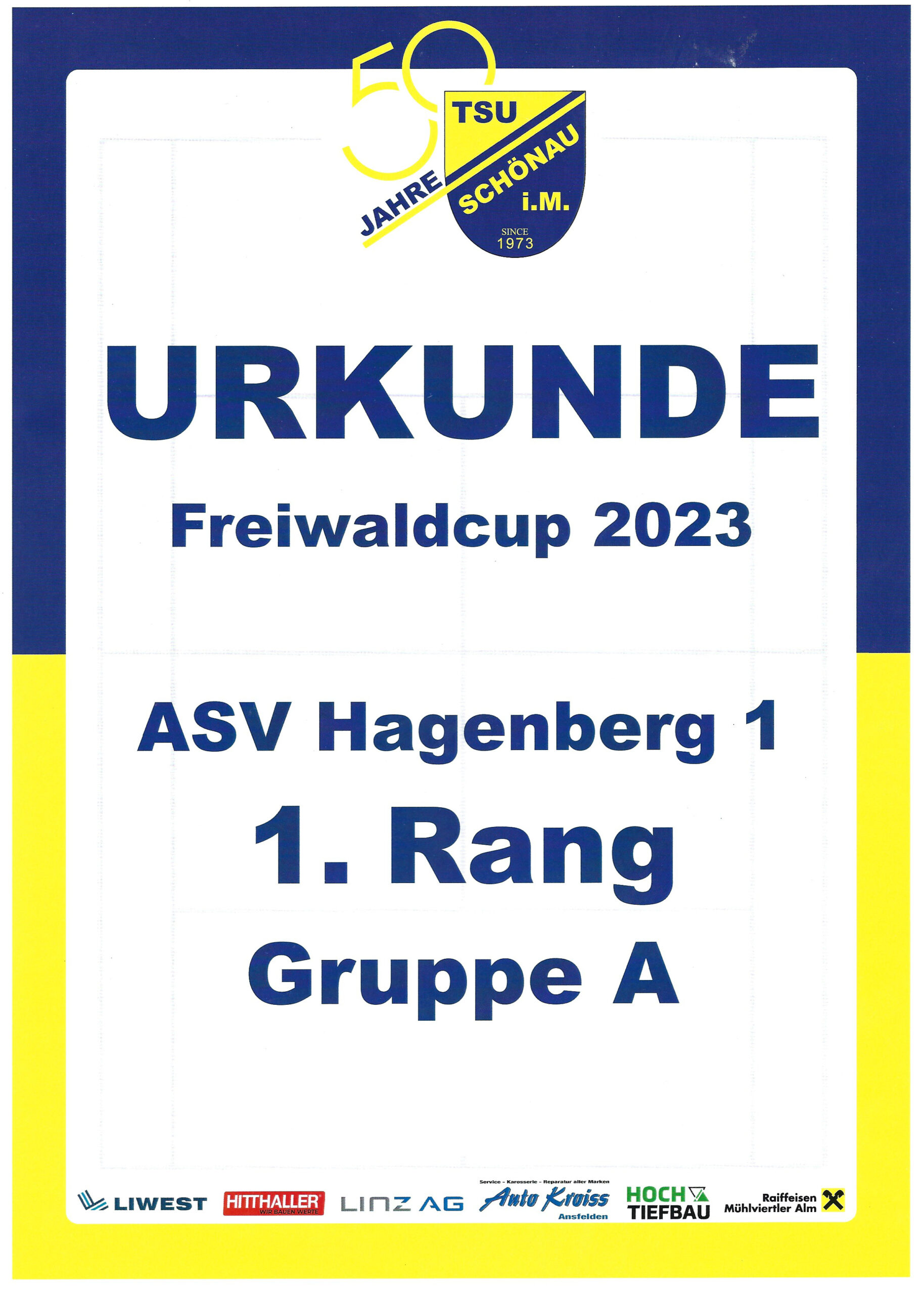 Urkunde A Urkunde A