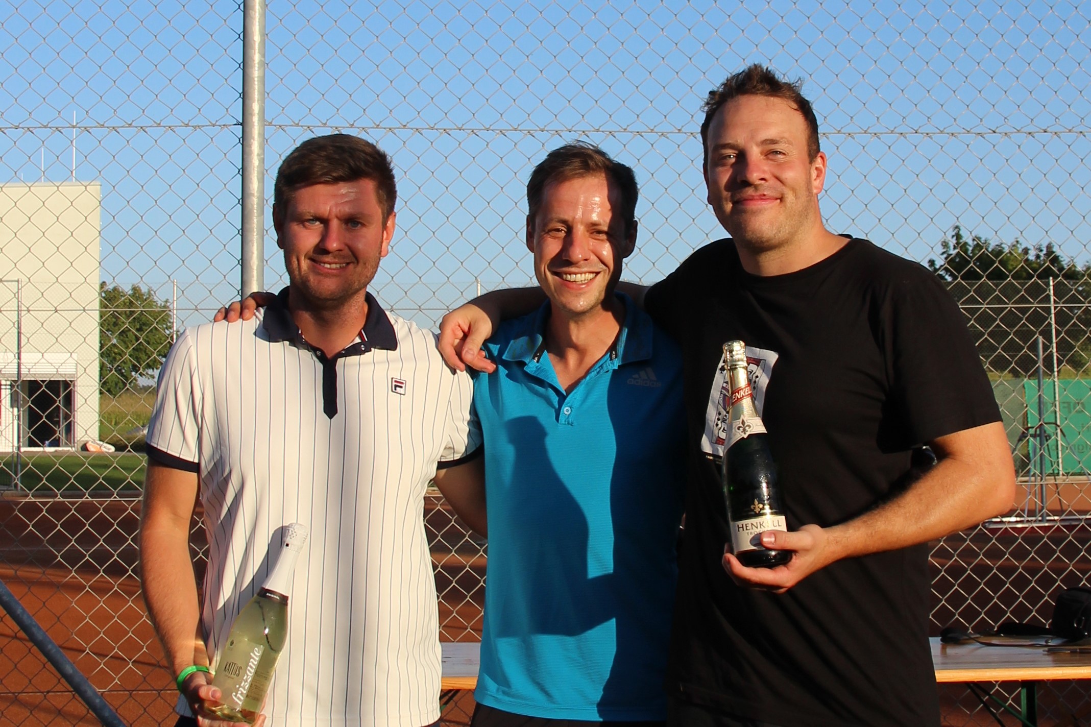 Silberbewerb Herren (v.l.n.r.): Georg König (2), Toni Kempter (3) und Gerald Hackl (1)